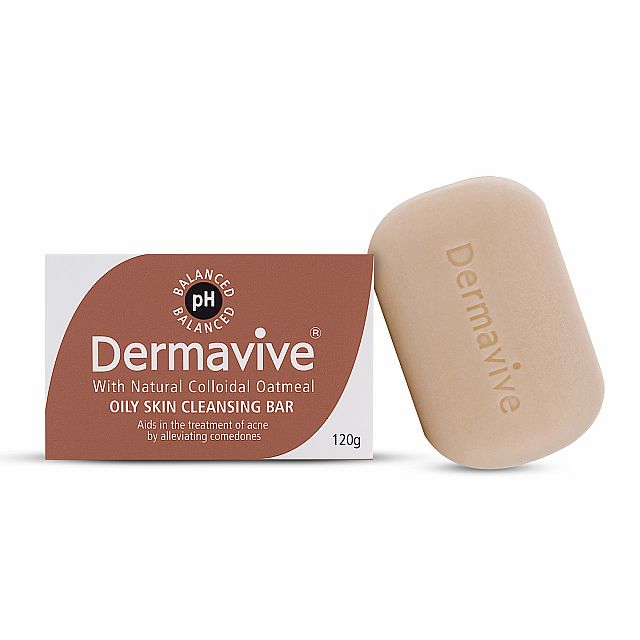 Dermavive Oily Skin Cleansing Bar 120g
